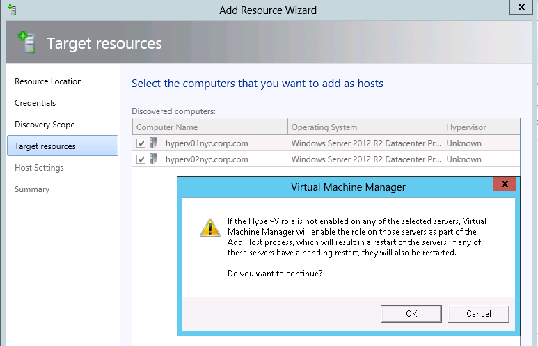 Reboot City Enabling The Hyper V Role In Windows Server 2012 R2